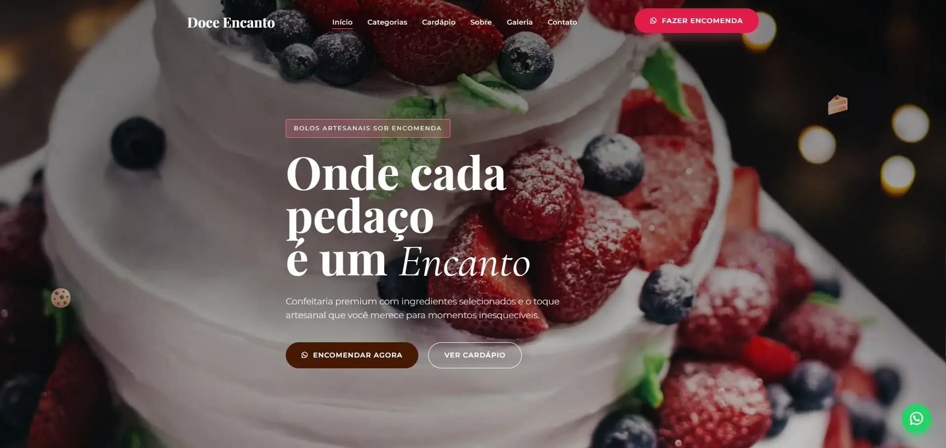 Confeitaria Bolos Premium
